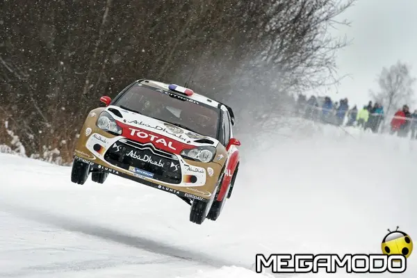 Rally di Svezia, seconda posizione per Sébastien Loeb e Daniel Elena 