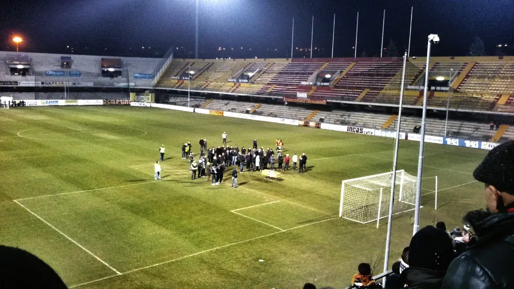 Carmelo Imbriani e l'ultimo giro di campo