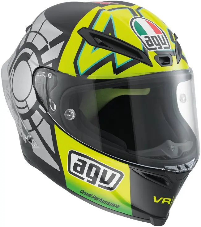 Nuovo casco AGV "CORSA limited edition" per i fan di Valentino Rossi