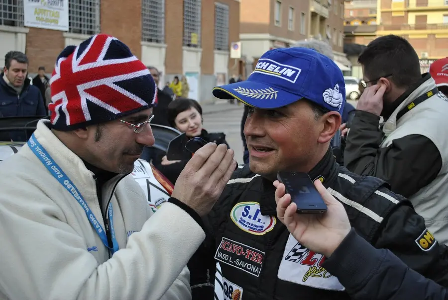 Fulvio Florean al via della Ronde del Canavese