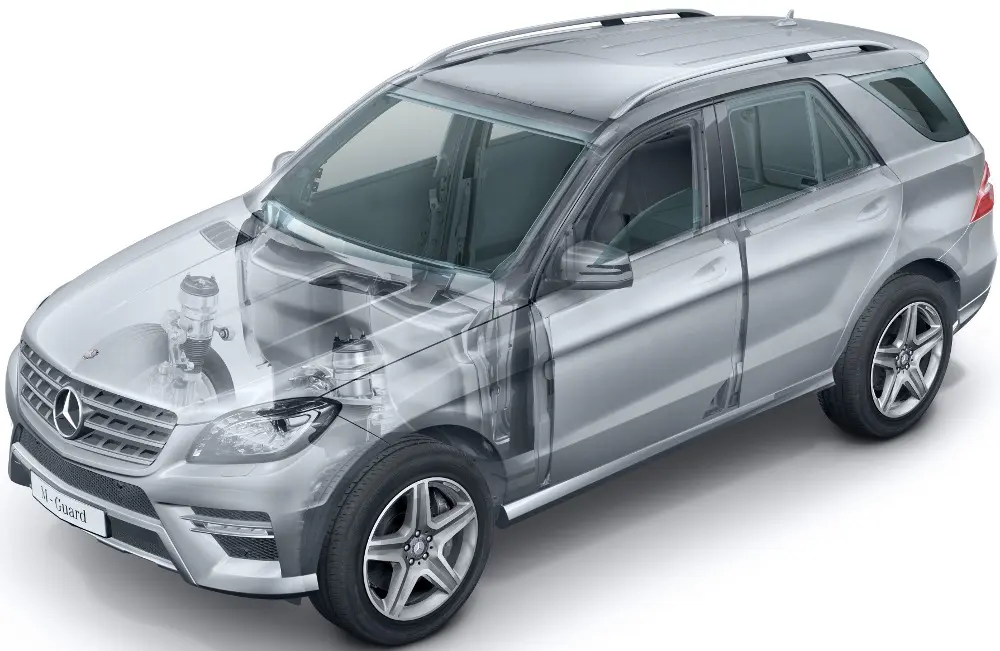 Nuova Mercedes-Benz Classe M Guard, protezione a 360°