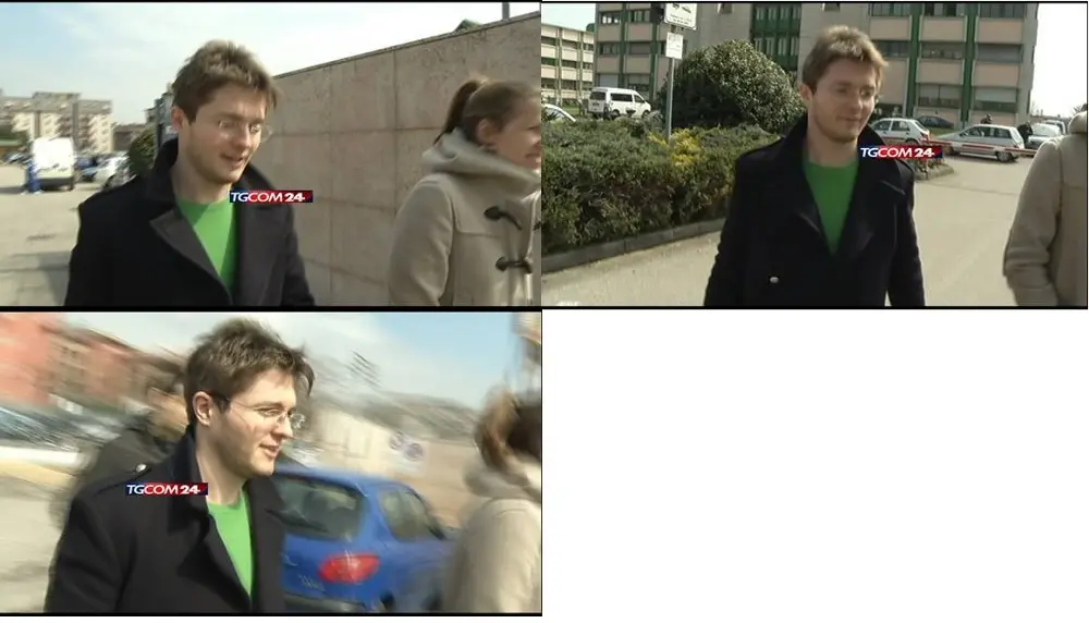 Caso Meredith, le prime immagini di Raffaele Sollecito all’indomani della sentenza 