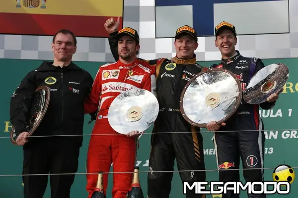 2013 australian grand prix podium