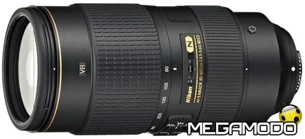 nikon obiettivo nikkor 80 400 mm