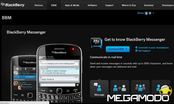 BlackBerry Messenger 7.0.1 con BBM Voice per BlackBerry 5 OS, chiamate gratis con il Wi-Fi