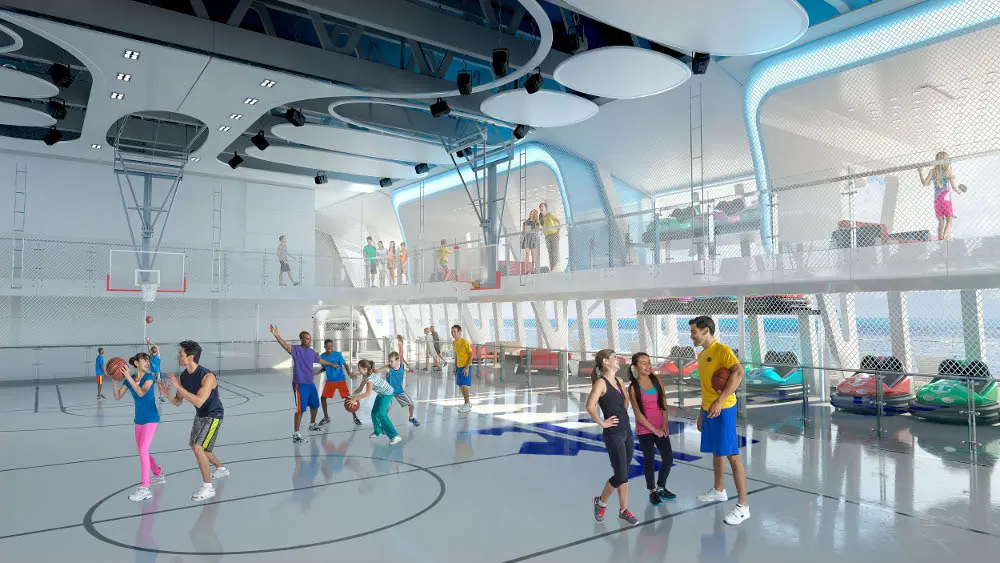 Crociere Quantum di Royal Caribbean: paracadutismo, autoscontri,  balconi virtuali e molto altro