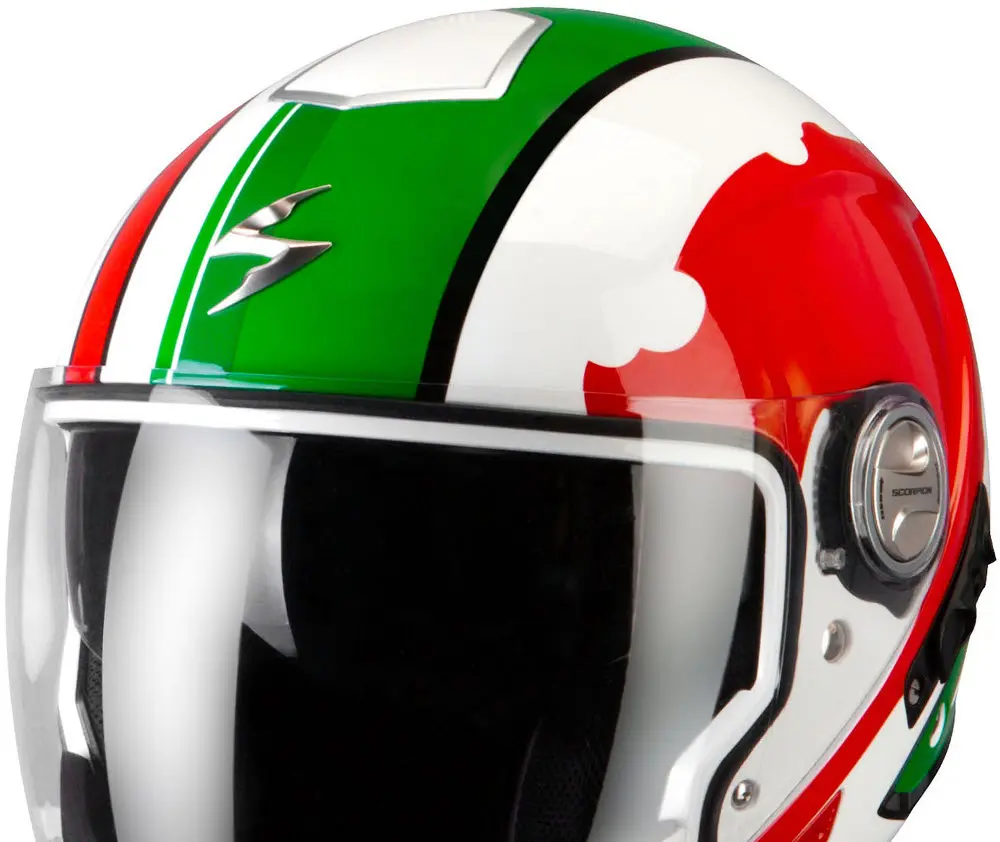 Casco Scorpion Exo-300 Air Gunner, trasformazione da integrale a Jet