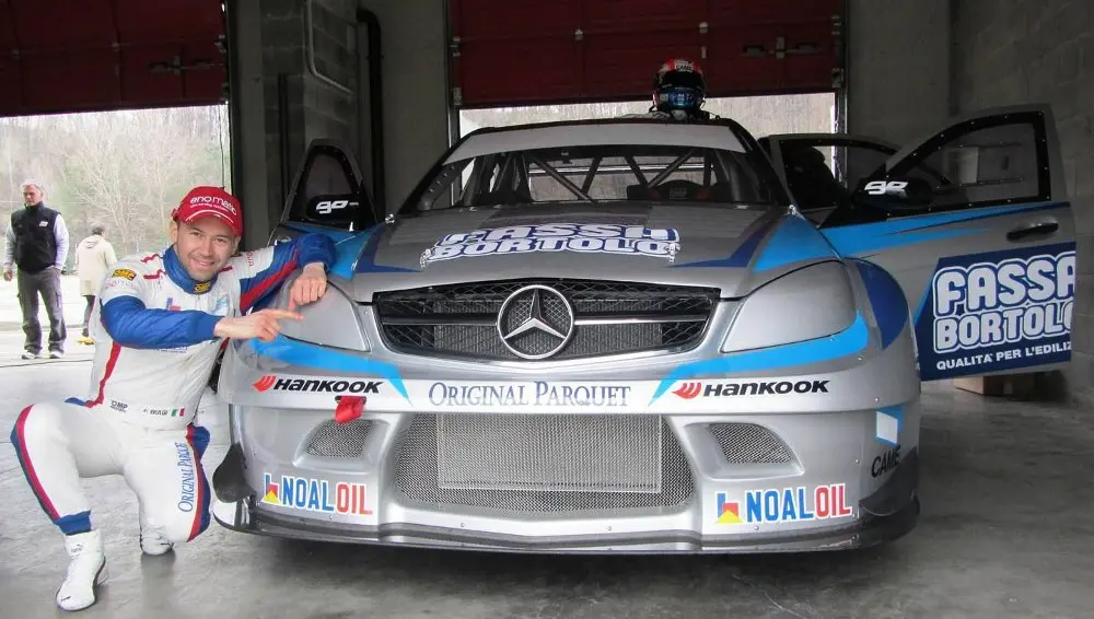 Thomas Biagi al debutto da pilota ufficiale Mercedes a Monza