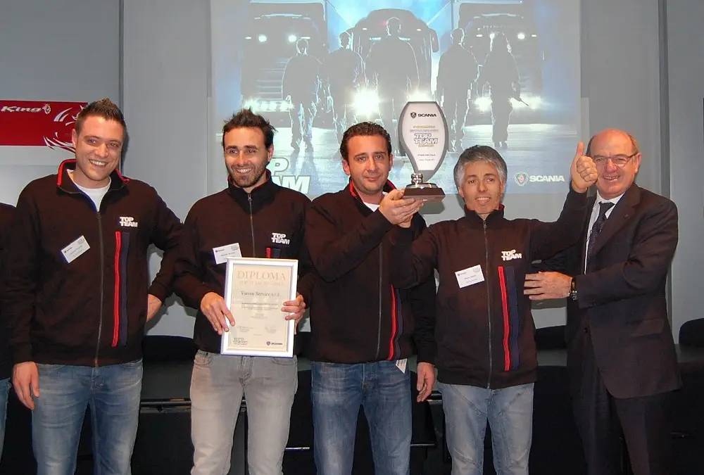 L’officina Varom Service è campione italiano di Scania Top Team 2013