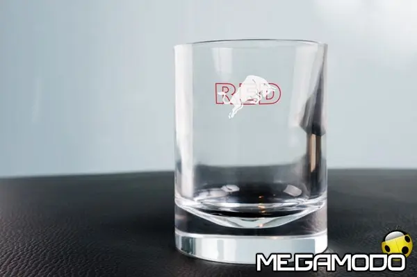 red italian edition prototipo bicchiere vincitore
