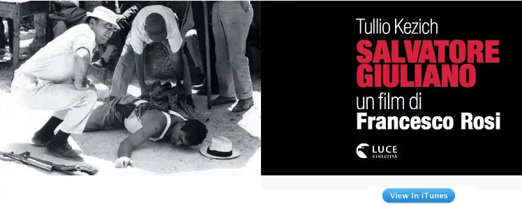 "Salvatore Giuliano", in iBook il libro di Tullio Kezich dedicato al capolavoro di Francesco Rosi
