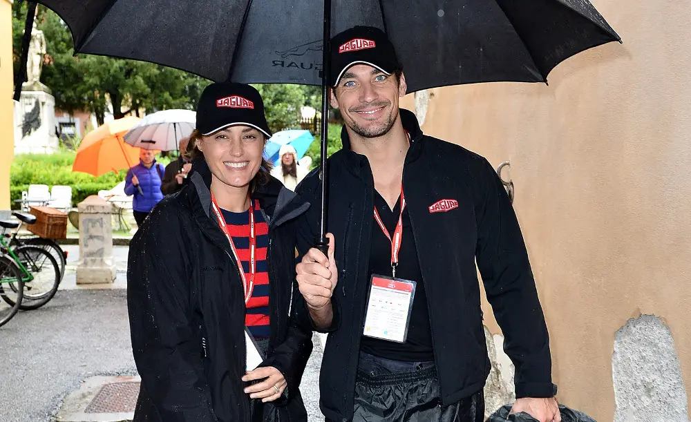 Jaguar alla Mille Miglia 2013 con Daniel Day-Lewis, David Gandy e Salvatore Ferragamo Jr