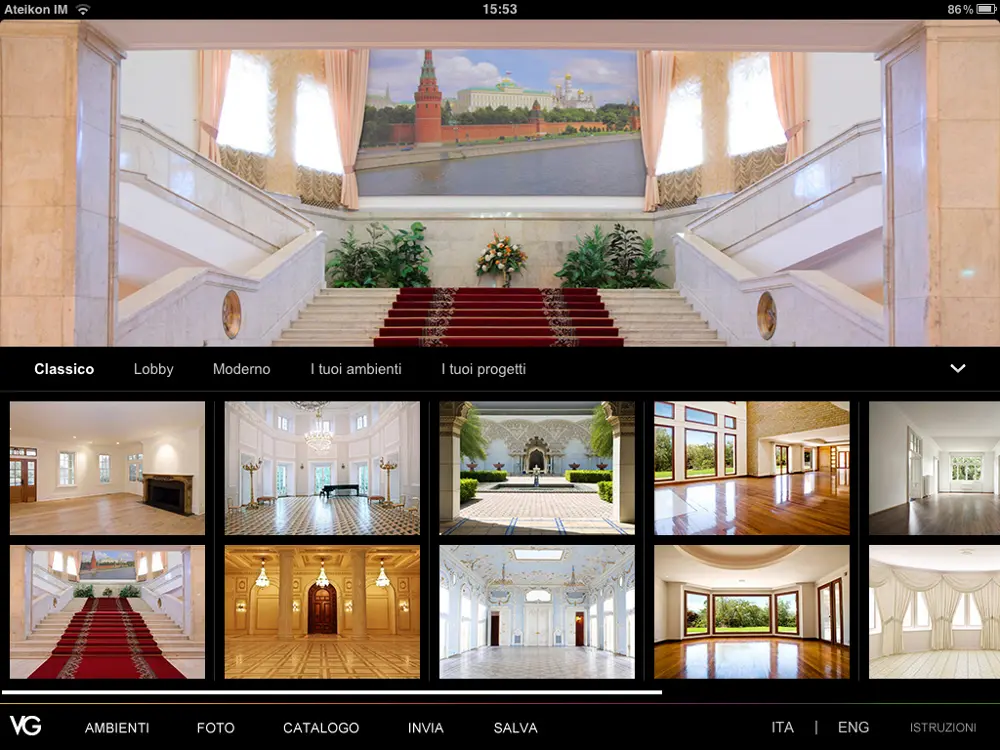 App "VG Atmosphere" per trasformare gli spazi in sofisticati ambienti virtuali