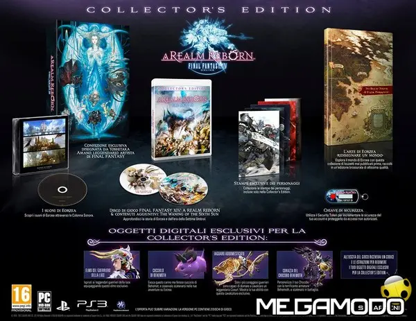 Final Fantasy XIV: A Realm Reborn, il bonus di prenotazione e l’edizione da collezione