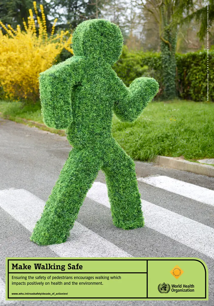 "Make Walking Safe": Fabrica realizza per conto dell'OMS la campagna di sensibilizzazione per la sicurezza dei pedoni
