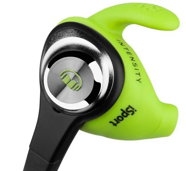 Cuffie iSport di Monster con archetto intra-auricolare, ideali per l’attività sportiva