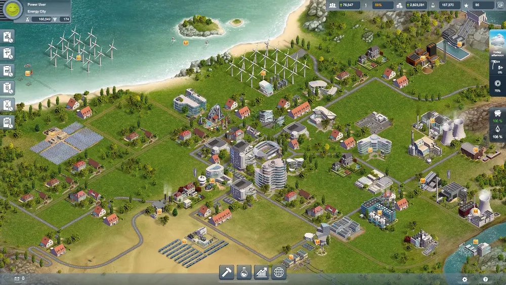 Power Matrix, il gioco online per progettare un sistema energetico sostenibile per una città 