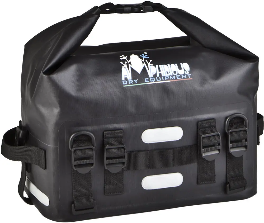 Upbag di Amphibious, la borsa per moto morbida e impermeabile
