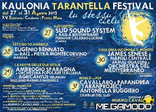kaulonia tarantella festival manifesto 2013