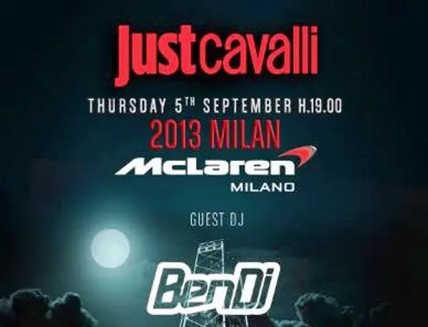 Ben Dj fa ballare il Just Cavalli Milano, prende vita l'esclusivo McLaren Milano Party