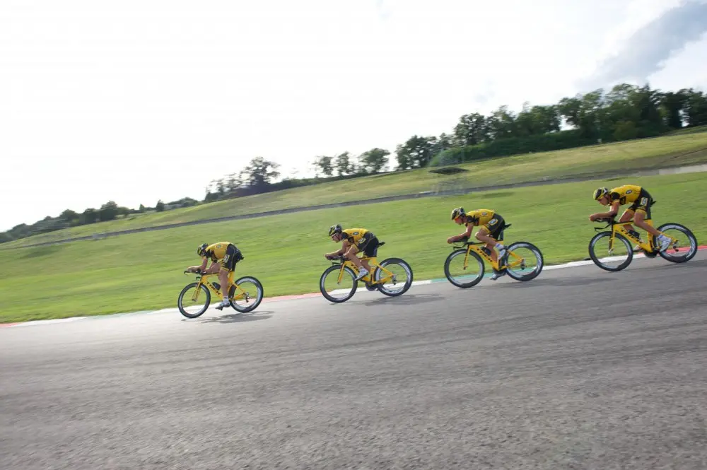 Il Team MTN-Qhubeka si prepara per i mondiali di ciclismo al Mugello