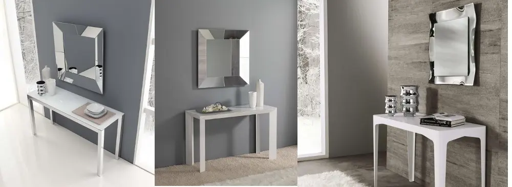 Consolle trasformabili by Riflessi, per arredi pratici e versatili