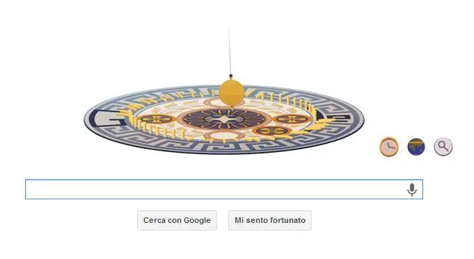 Google celebra Leon Foucault: il pendolo oscilla nel doodle