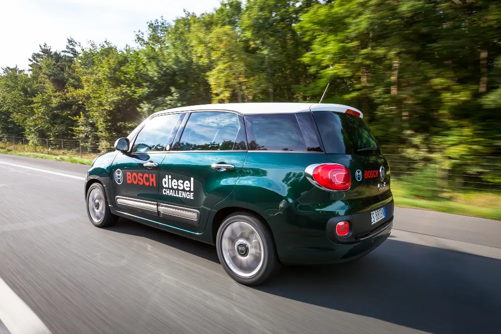 Fiat 500L Living al "Diesel Challenge" di Bosch