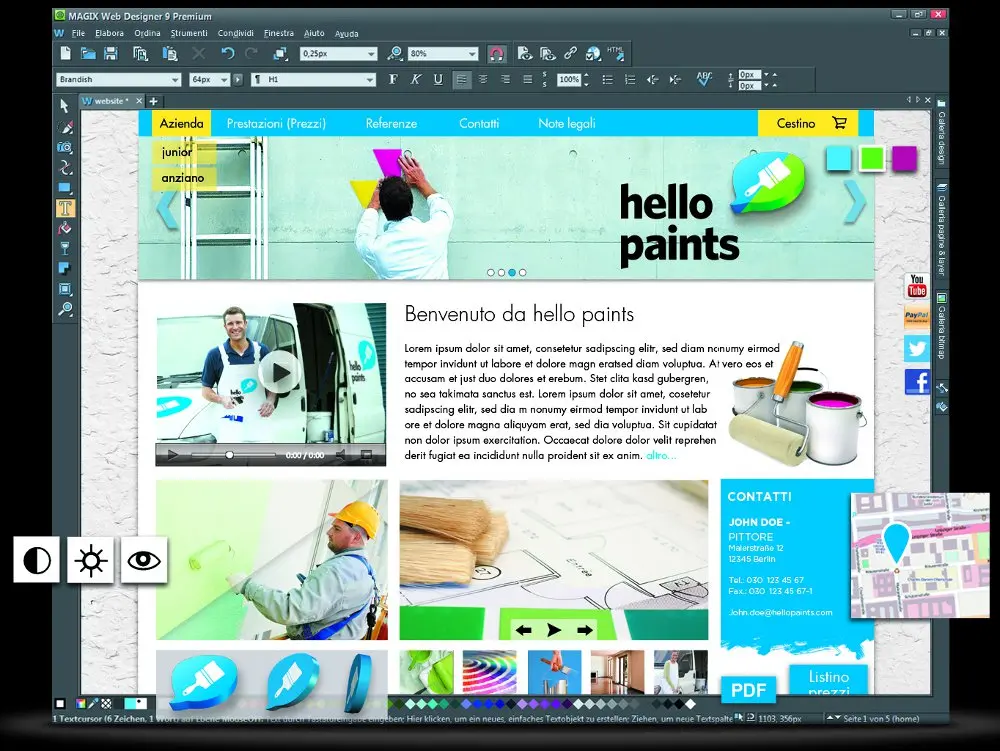 Magix Web Designer 9 per personalizzare e rendere unico il proprio sito