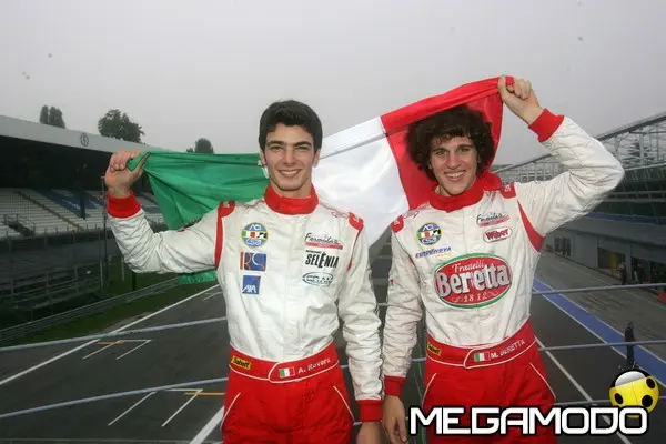 alessio rovera e michele beretta sul podio di monza