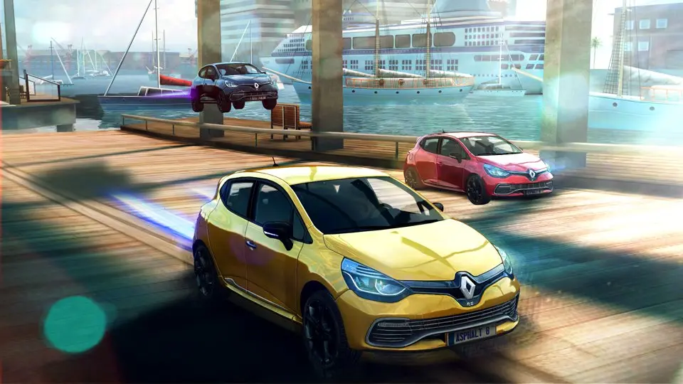 Renault Clio R.S. 200 EDC nel videogioco ASPHALT 8: AIRBORNE