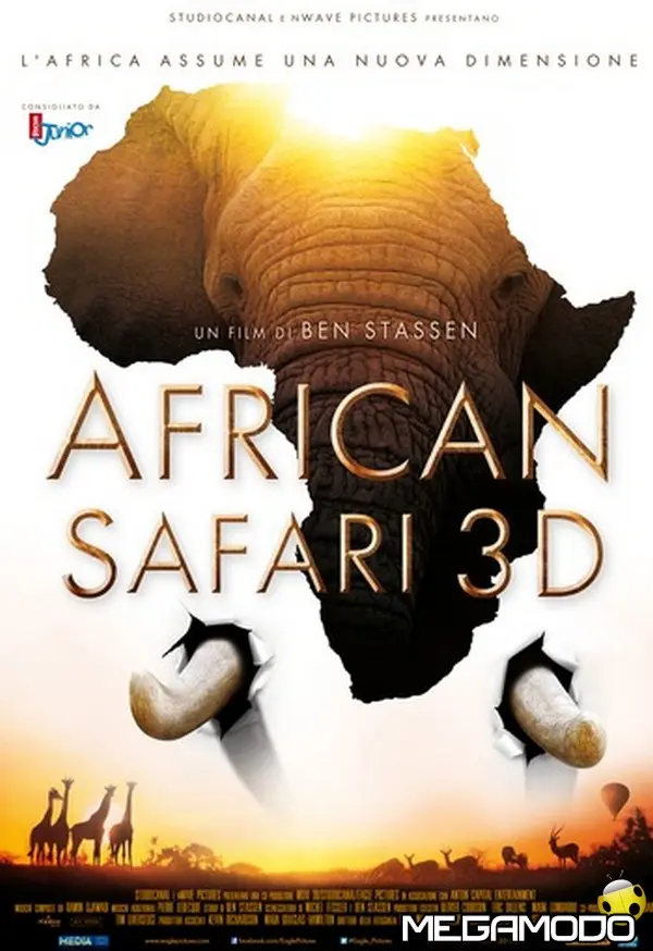African Safari 3D, da domani al cinema