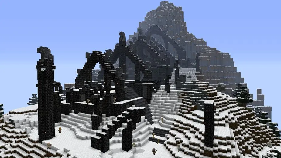 Minecraft nella tempesta: l'inverno di Skyrim approda sulla X360 Edition!