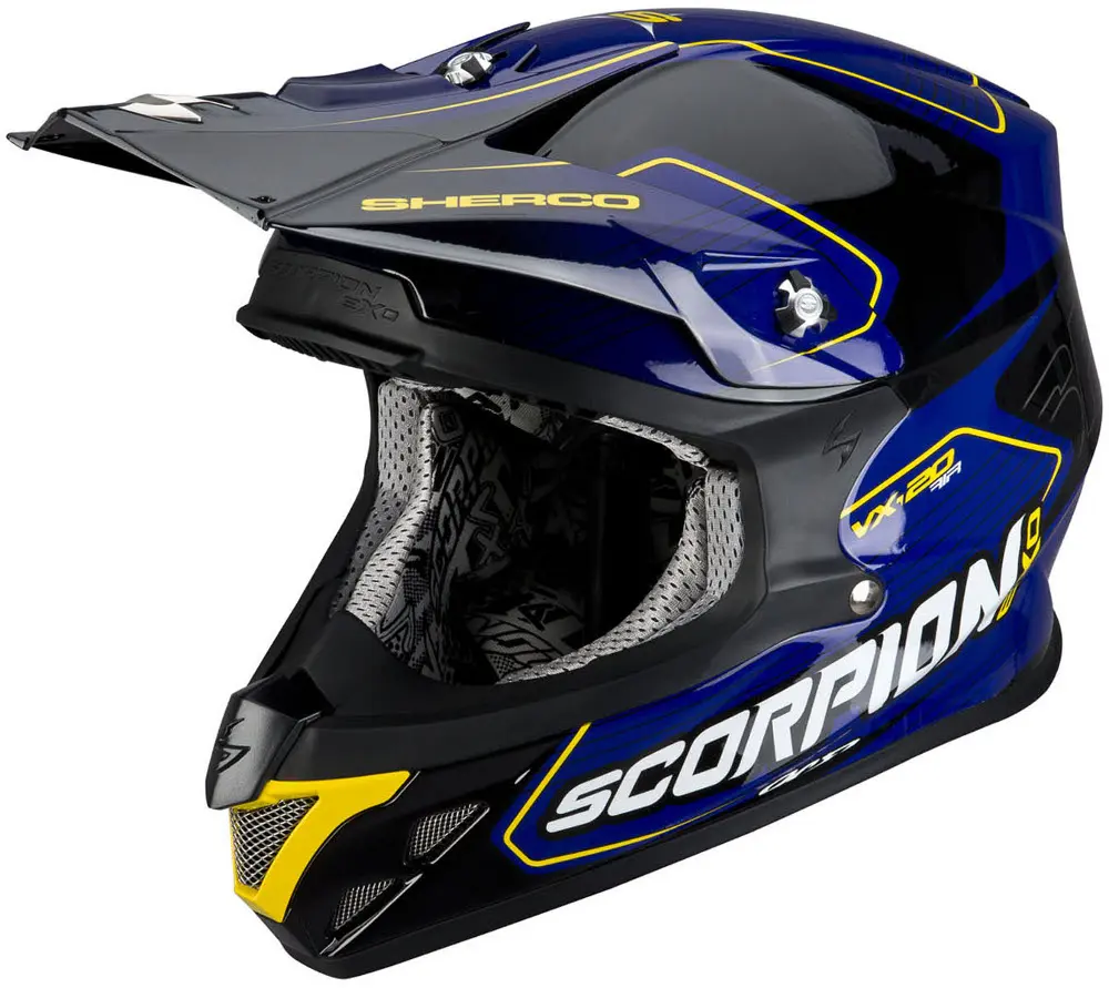 Casco Scorpion-Exo VX-20 Air Sherco, nuova grafica