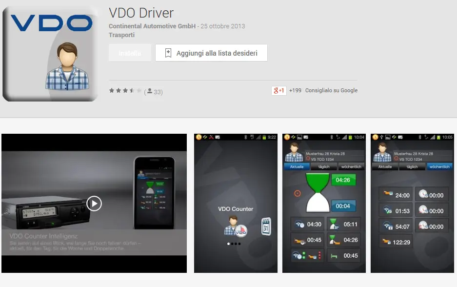 Le App VDO per il mondo truck