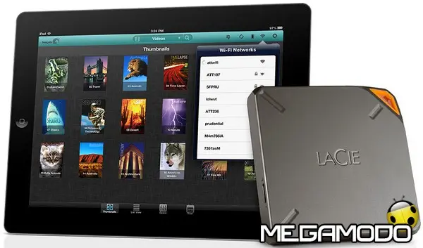 LaCie Fuel: l'hard disk wireless per iPad, iPhone e Mac