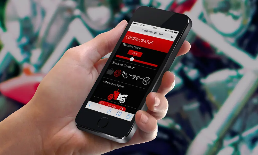 Configuratore Moto Brembo: configurare il sistema frenante non è mai stato così semplice 