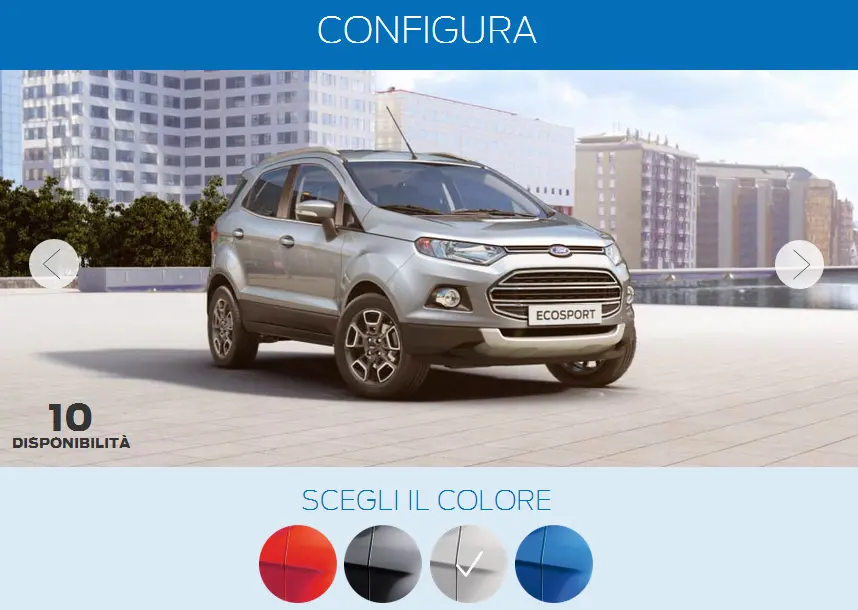 Ford EcoSport, al via il pre-lancio con una Limited Edition ordinabile via Facebook