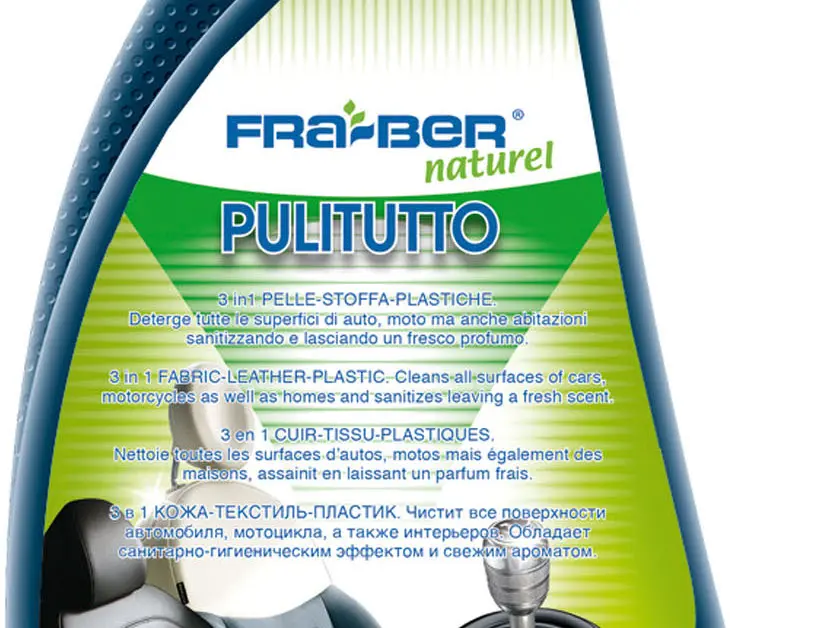 Pulitutto 3in1 by FRA-BER per pelle, stoffa e plastiche