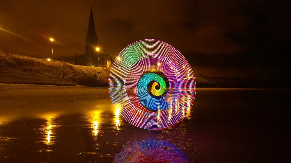 Le opere di light painting scattate con il Nokia Lumia 1020