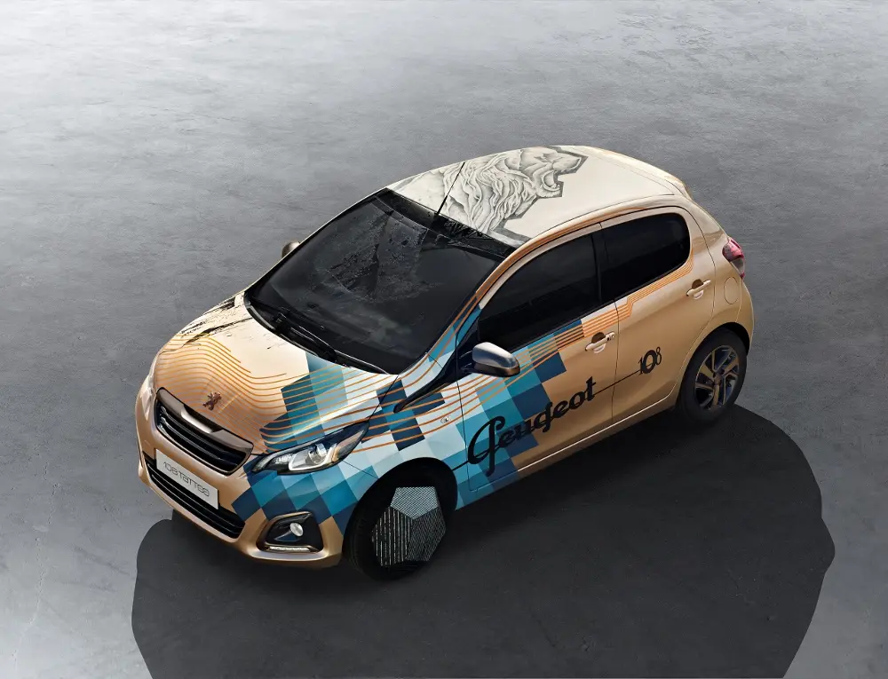 Peugeot 108 Tattoo Concept: personalizzazione  all’estremo