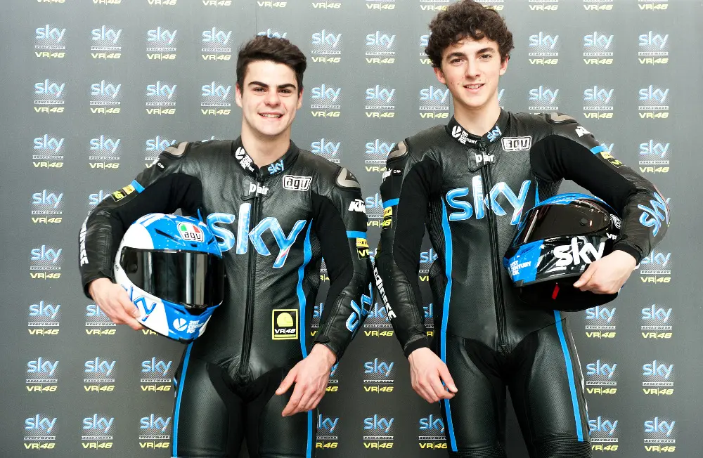 Dainese e AGV technical sponsor del VR|46 Sky Racing Team