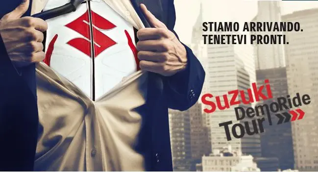 Suzuki Demo Ride Tour: le tappe da venerdì 4 a domenica 6 aprile 
