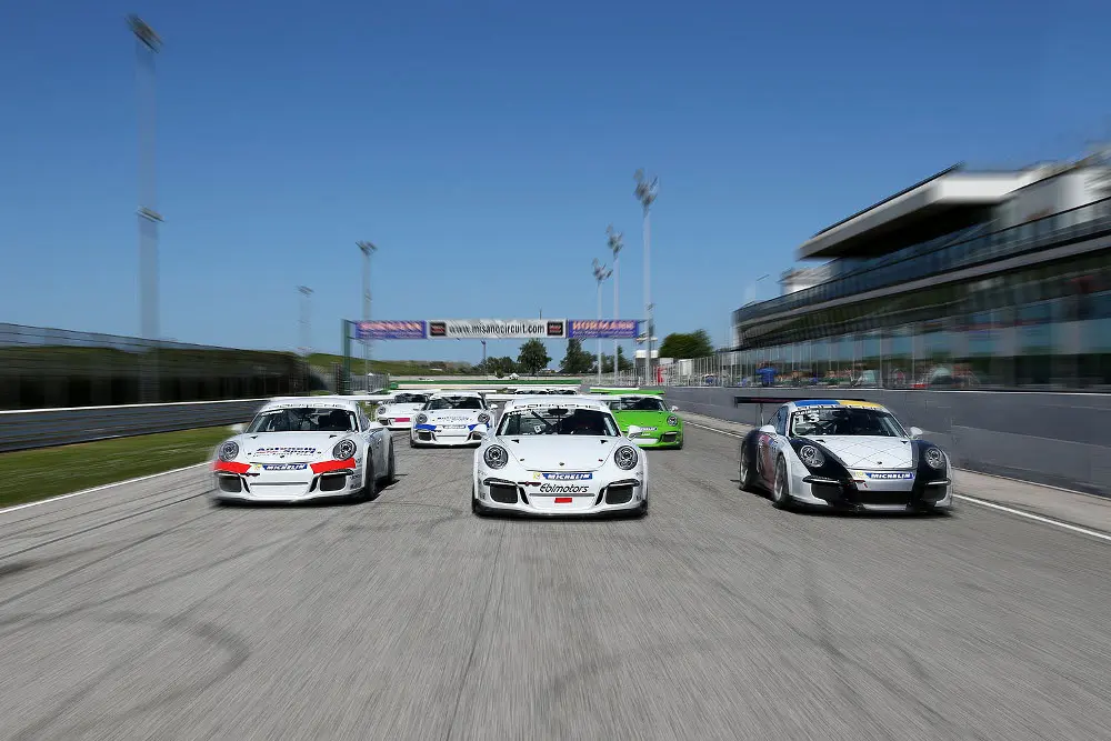 Porsche Carrera Cup Italia 2014, Liberati il più veloce nello Shakedown di Misano