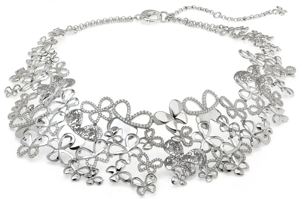 Collezione "farfalle" di Enzo Miccio per Comete Gioielli dedicata agli sposi