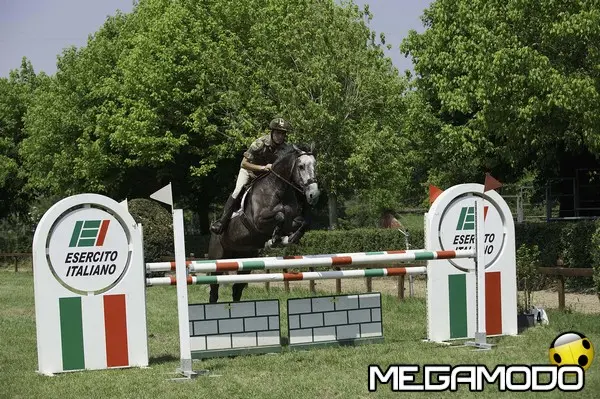 atleta del centro militare di equitazione di montelibretti