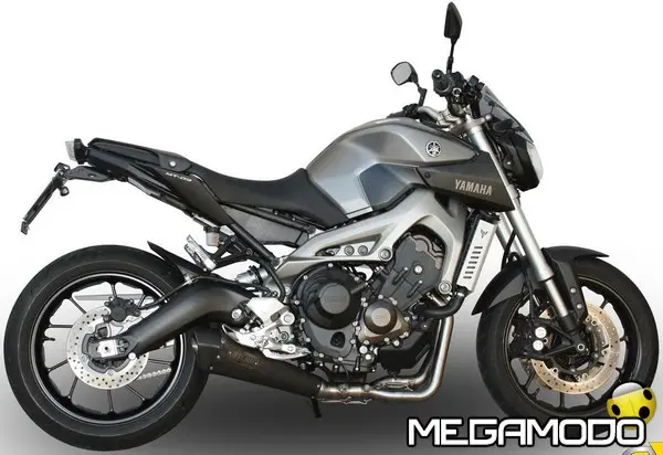 exan yamaha mt 09 x black conico