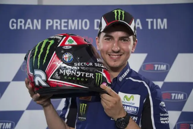 Jorge Lorenzo indosserà il casco col "Quadrifoglio Verde"
