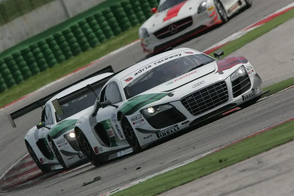 Campionato Italiano GT3, ottimo esordio per la Audi R8 LMS ultra a Misano