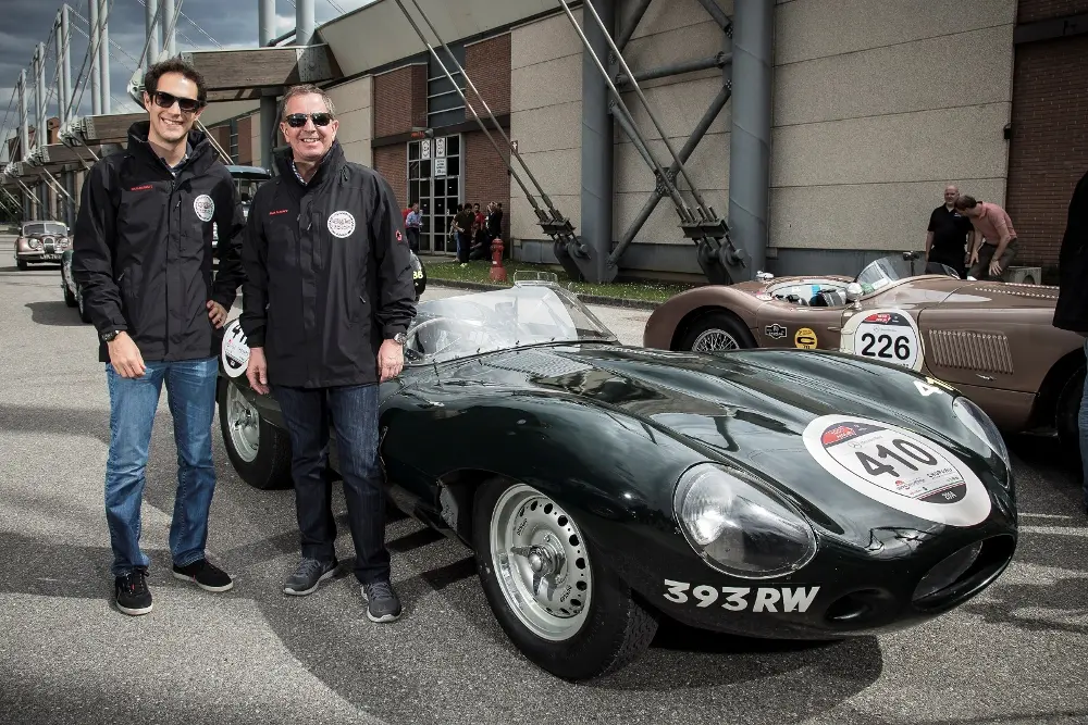 Mille Miglia 2014, Senna e Brundle hanno guidato la carica delle Jaguar